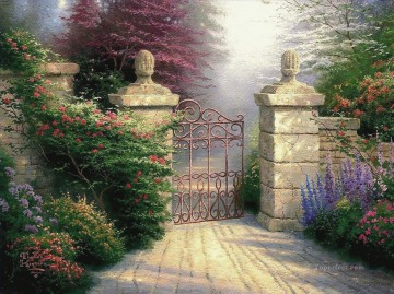 The Open Gate TK Christmas Oil Paintings
